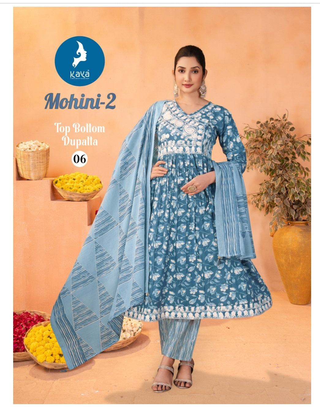Mohini 2 Kaya Cotton Readymade Anarkali Suits Wholesale