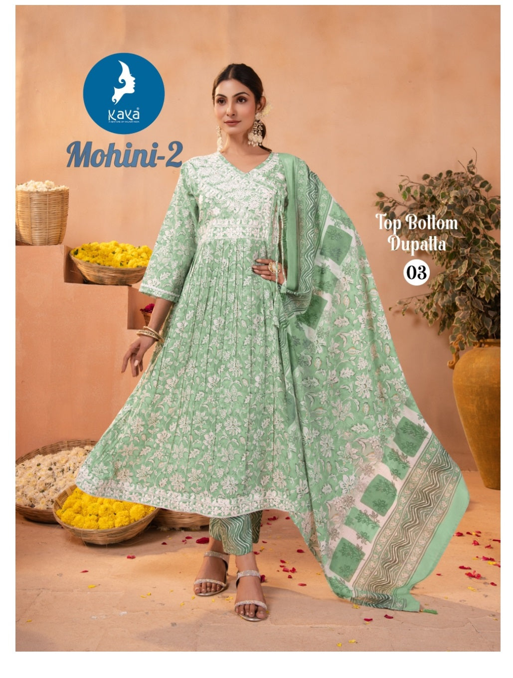 Mohini 2 Kaya Cotton Readymade Anarkali Suits Wholesale