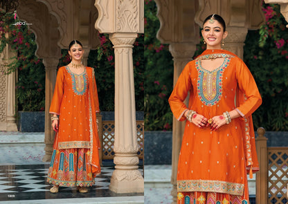 Mohini Edition Eba Lifestyle Chinon Readymade Plazzo Style Suits Manufacturer