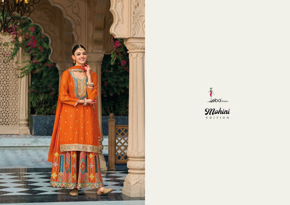 Mohini Edition Eba Lifestyle Chinon Readymade Plazzo Style Suits Manufacturer