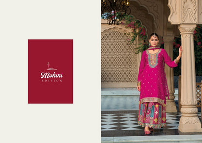 Mohini Edition Eba Lifestyle Chinon Readymade Plazzo Style Suits Manufacturer