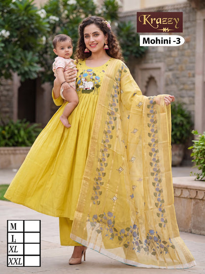 Mohini Krazzy Kanha Feeding Readymade Suit Exporter Ahmedabad