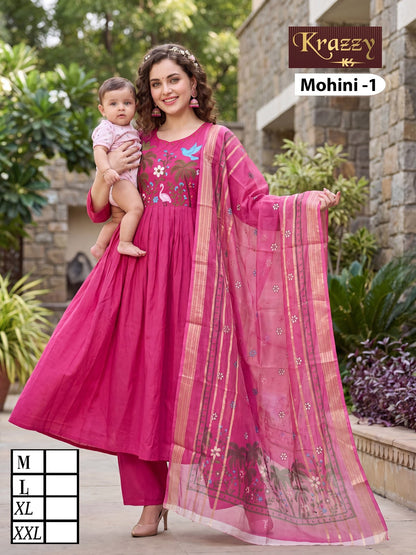 Mohini Krazzy Kanha Feeding Readymade Suit Exporter Ahmedabad