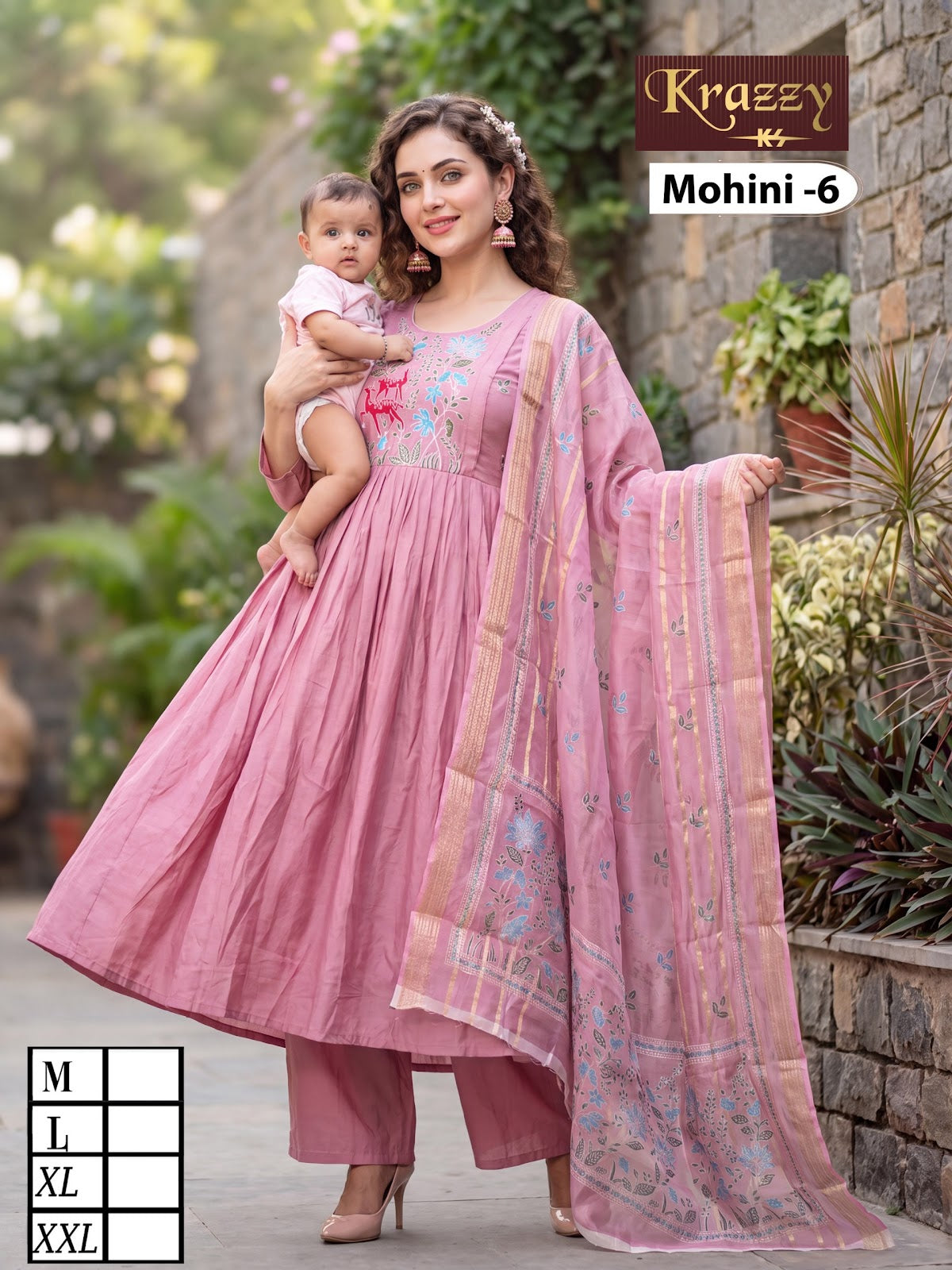 Mohini Krazzy Kanha Feeding Readymade Suit Exporter Ahmedabad