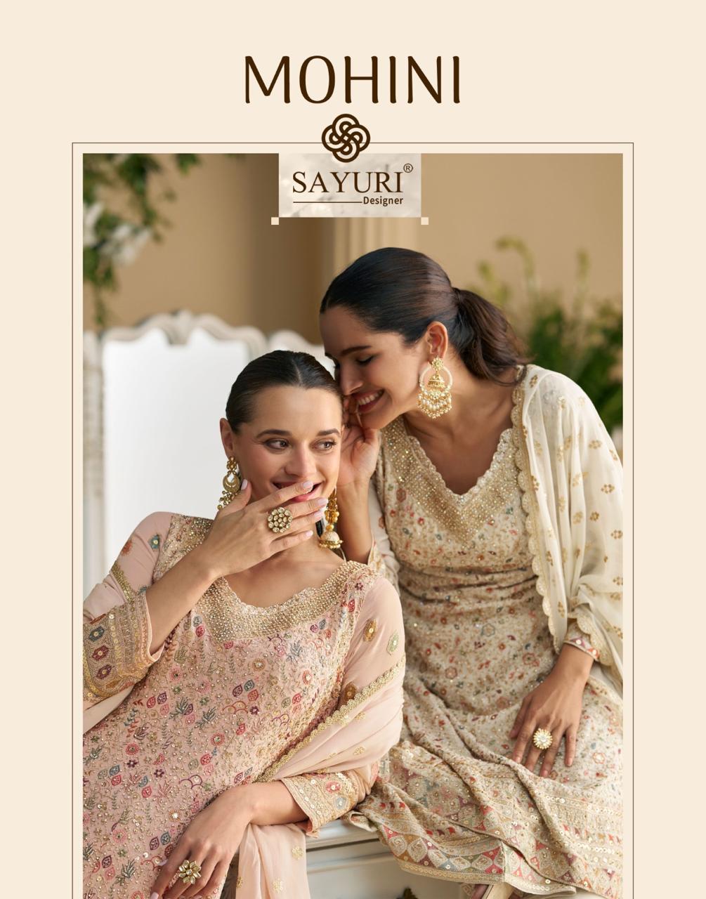 Mohini Sayuri Georgette Pakistani Readymade Suits Manufacturer Ahmedabad