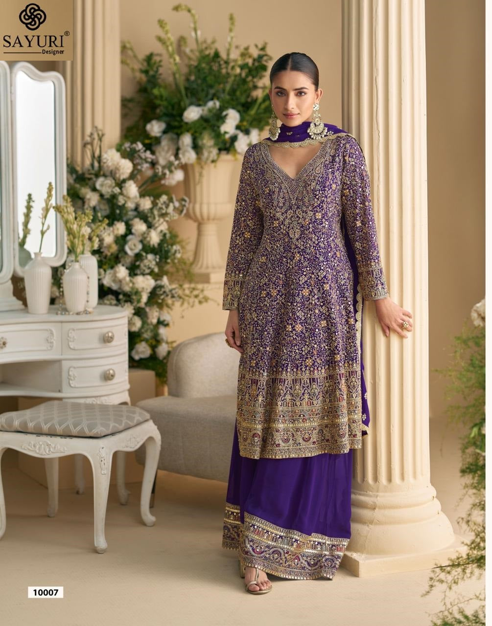 Mohini Sayuri Georgette Pakistani Readymade Suits Manufacturer Ahmedabad