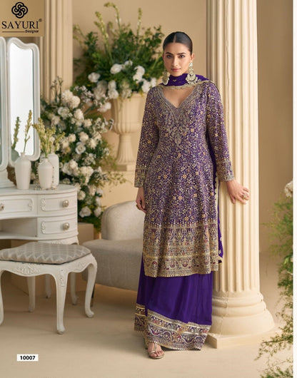 Mohini Sayuri Georgette Pakistani Readymade Suits Manufacturer Ahmedabad