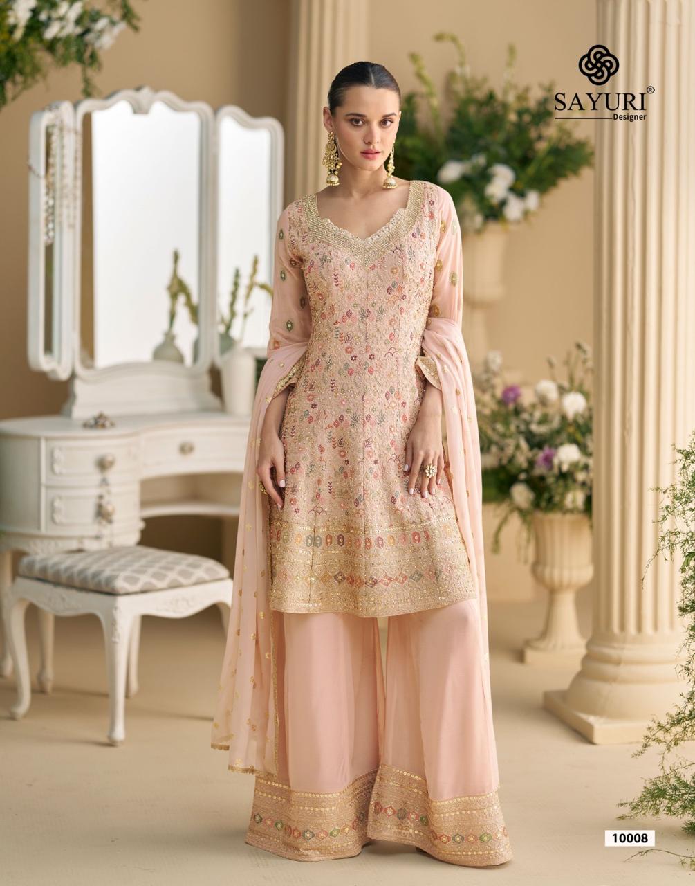 Mohini Sayuri Georgette Pakistani Readymade Suits Manufacturer Ahmedabad