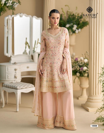 Mohini Sayuri Georgette Pakistani Readymade Suits Manufacturer Ahmedabad