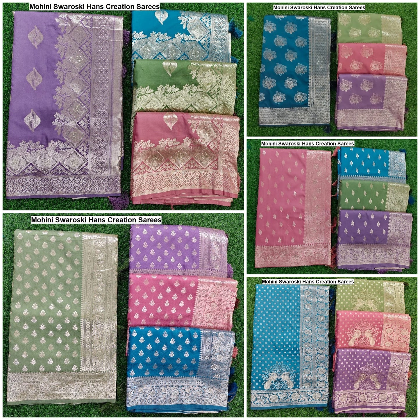 Mohini Swaroski Hans Creation Silk Sarees Supplier Ahmedabad