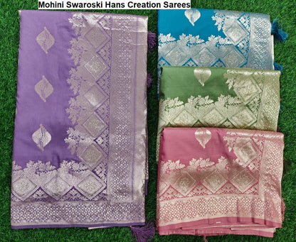 Mohini Swaroski Hans Creation Silk Sarees Supplier Ahmedabad