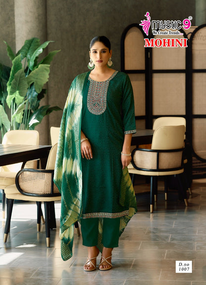 Mohini Vol 1 Mystic 9 Heavy Rayon Readymade Suits Supplier India