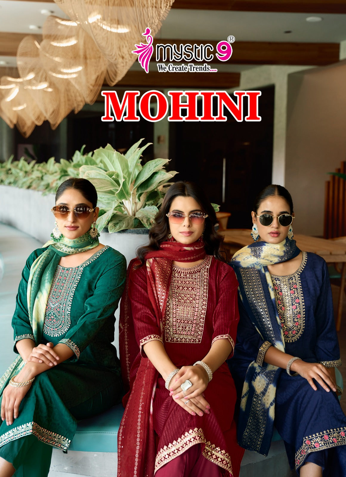 Mohini Vol 1 Mystic 9 Heavy Rayon Readymade Suits Supplier India