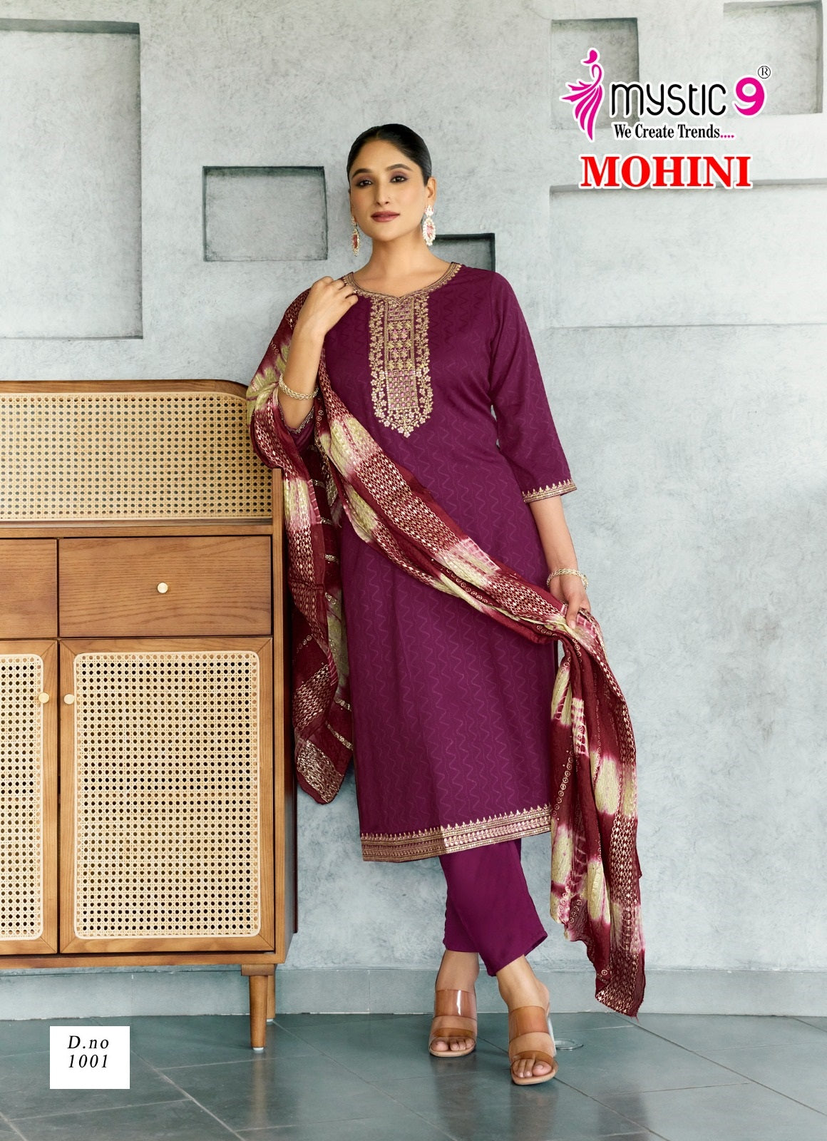 Mohini Vol 1 Mystic 9 Heavy Rayon Readymade Suits Supplier India