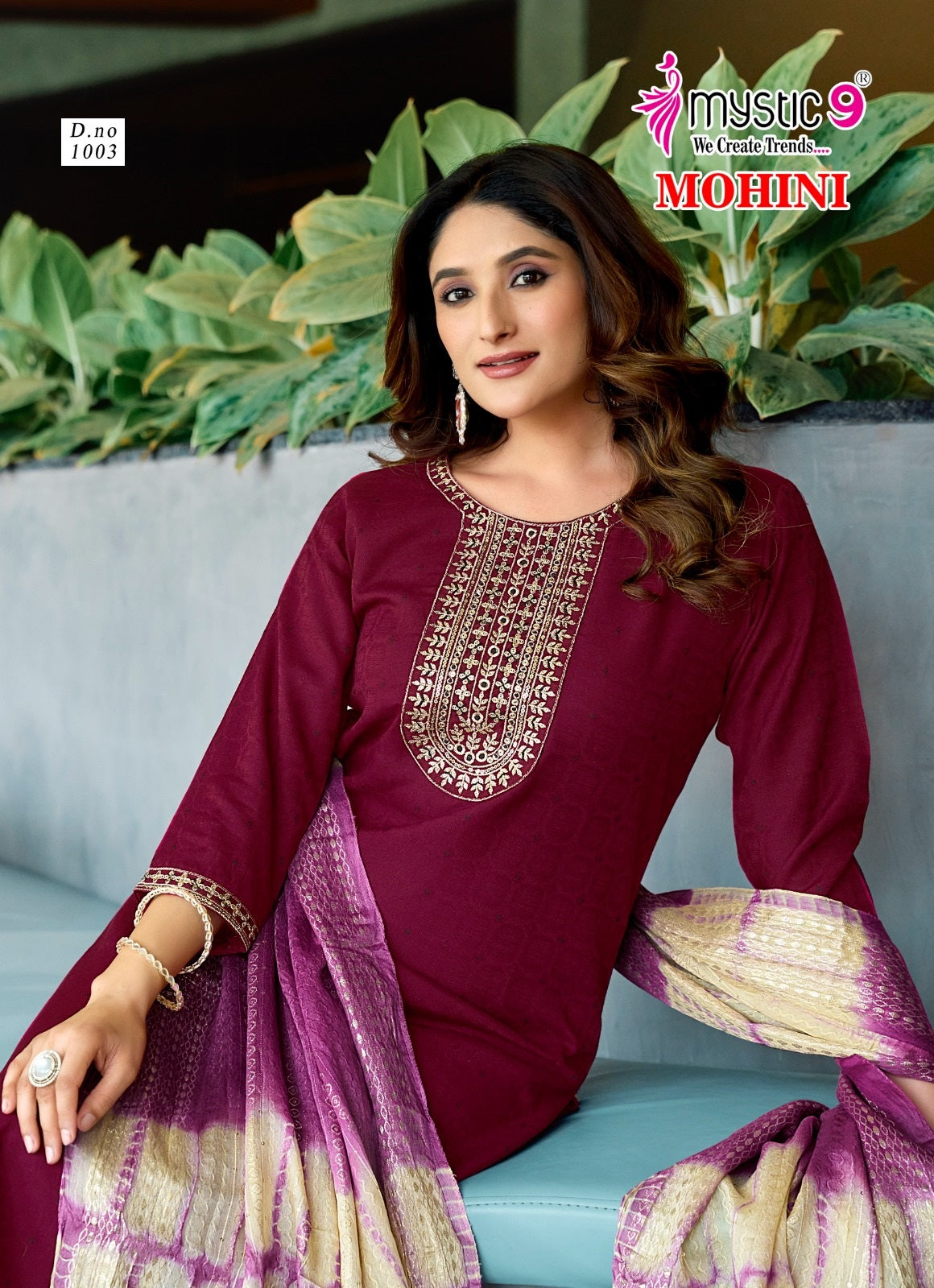 Mohini Vol 1 Mystic 9 Heavy Rayon Readymade Suits Supplier India