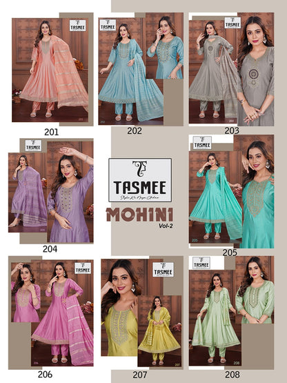 Mohini Vol 2 Tasmee Gadwal Readymade Anarkali Suits Manufacturer India