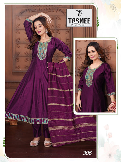 Mohini Vol 3 Tasmee Gadwal Readymade Anarkali Suits Supplier
