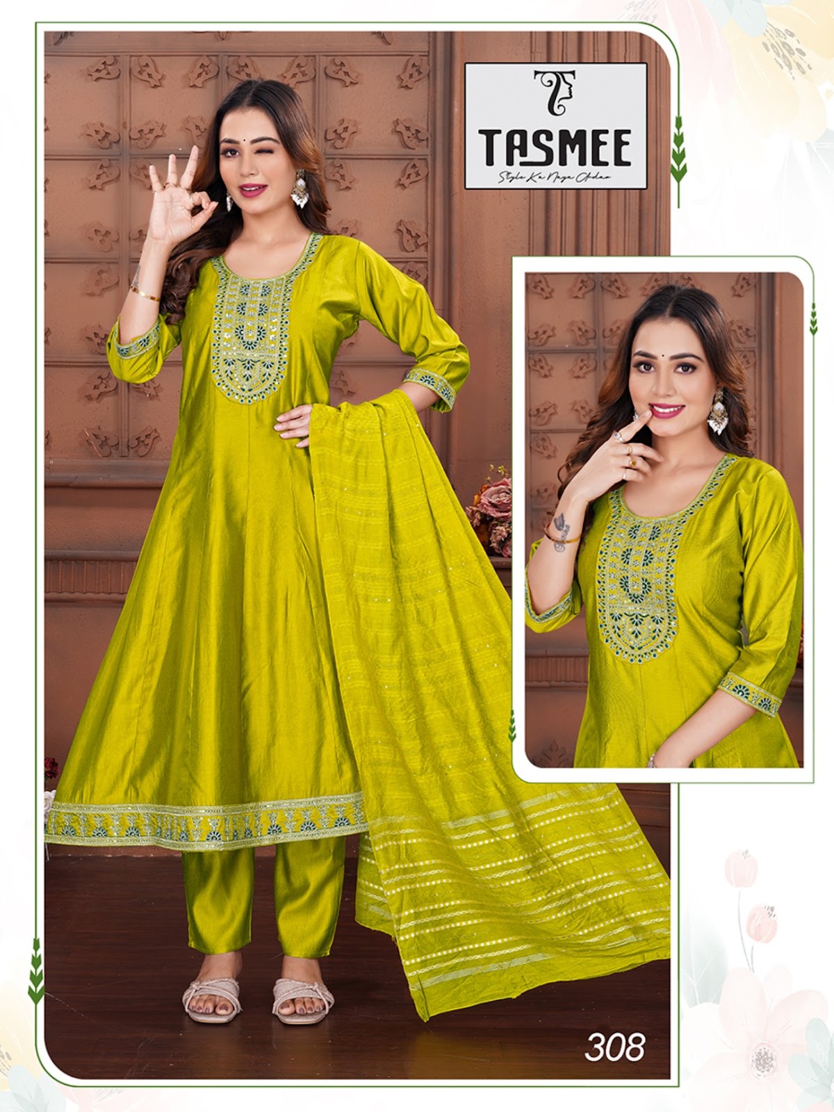 Mohini Vol 3 Tasmee Gadwal Readymade Anarkali Suits Supplier