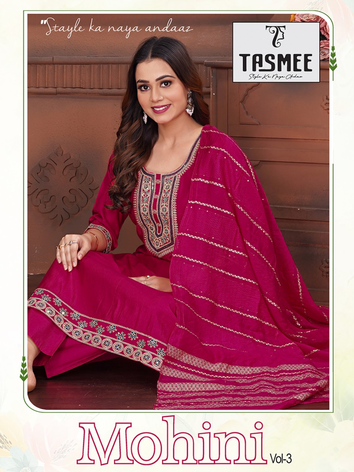 Mohini Vol 3 Tasmee Gadwal Readymade Anarkali Suits Supplier