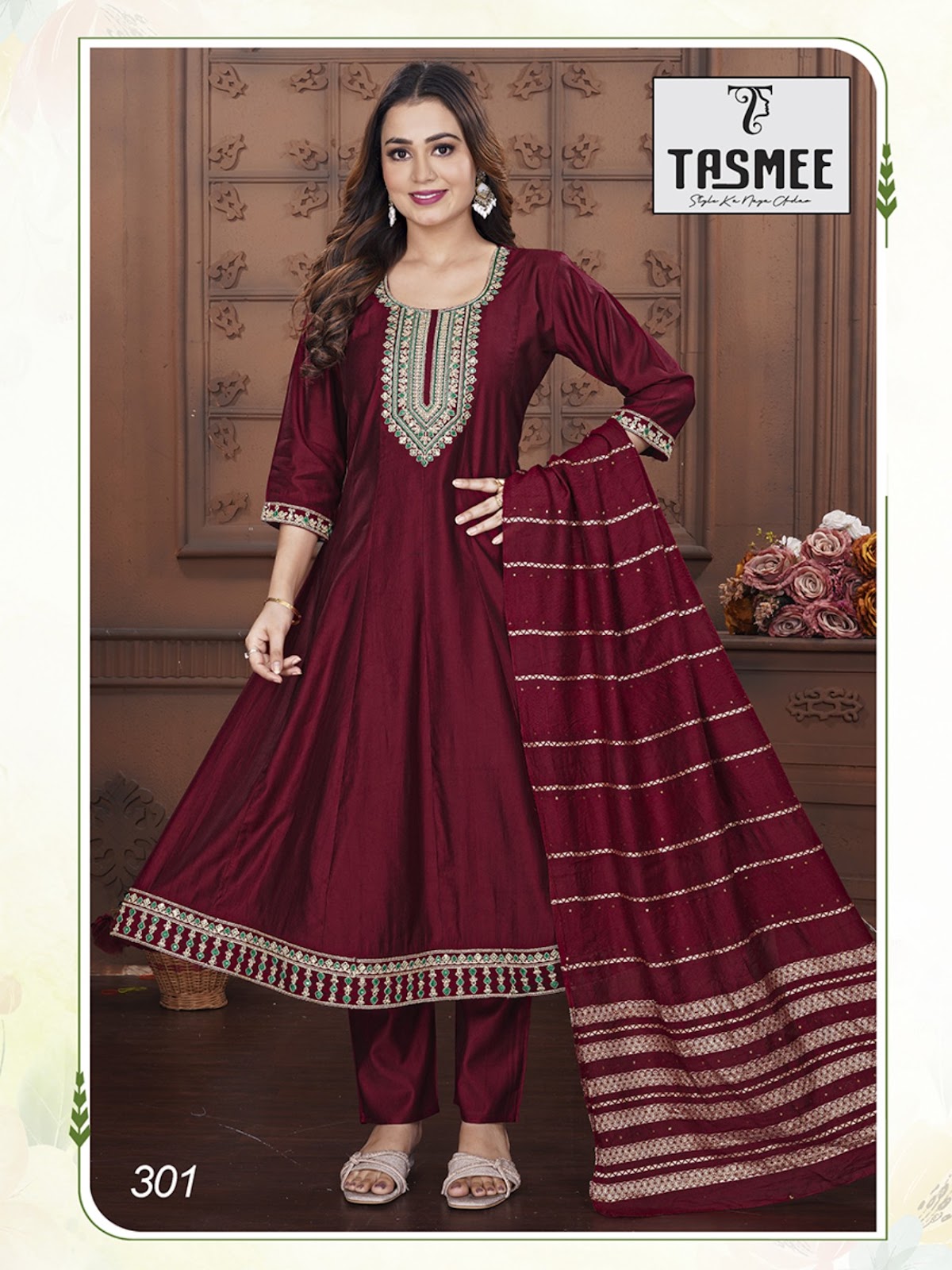 Mohini Vol 3 Tasmee Gadwal Readymade Anarkali Suits Supplier