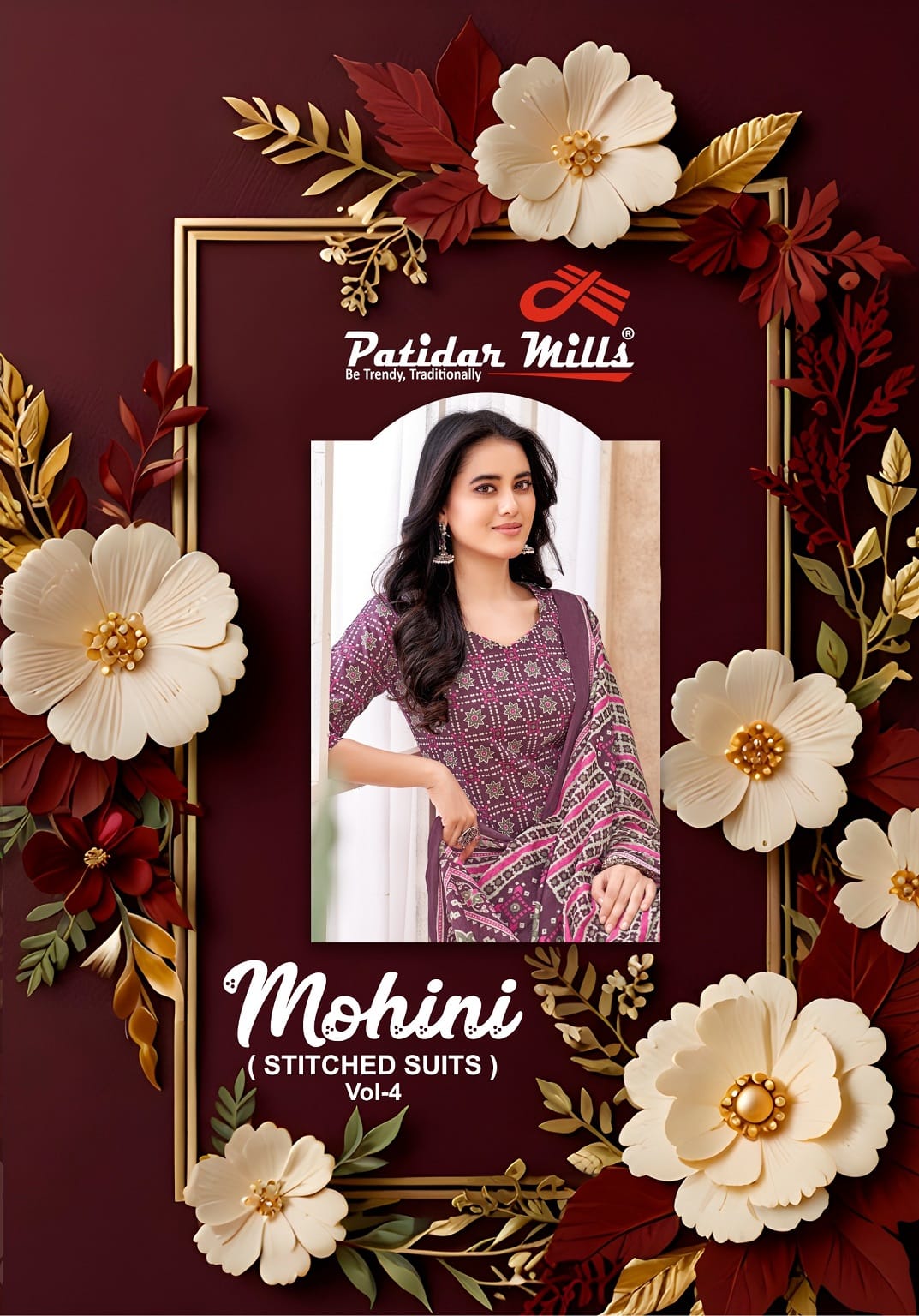 Mohini Vol 4 Patidar Mills Readymade Cotton Pant Suits Wholesaler India
