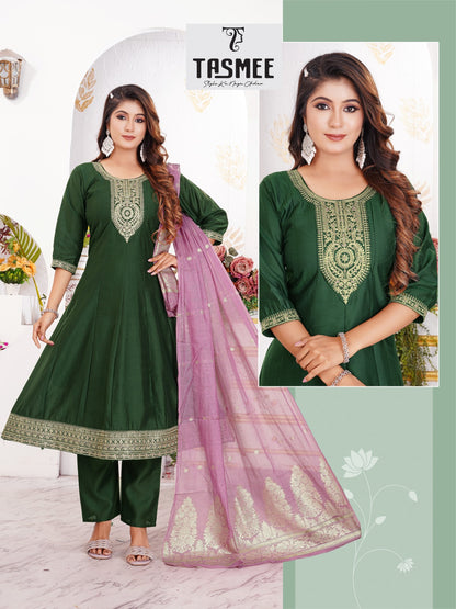 Mohini Vol 4 Tasmee Gadwal Readymade Anarkali Suits Manufacturer Ahmedabad