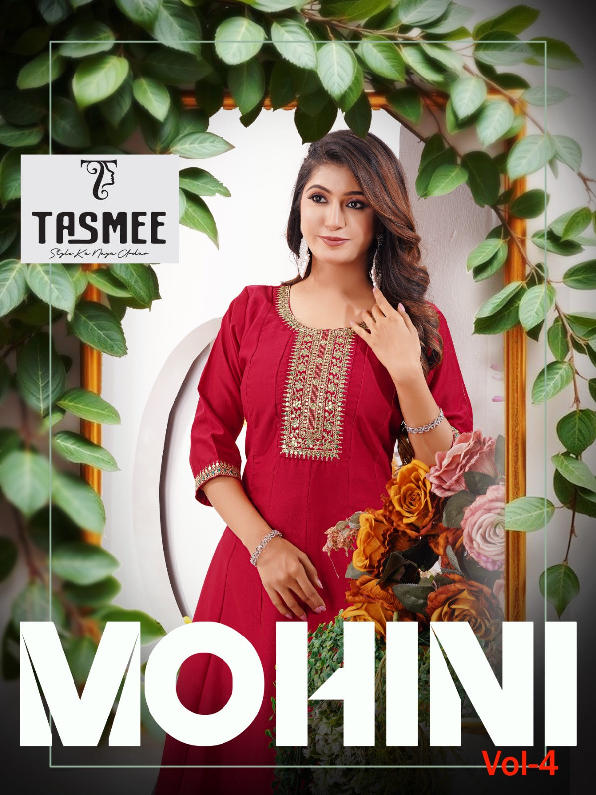 Mohini Vol 4 Tasmee Gadwal Readymade Anarkali Suits Manufacturer Ahmedabad