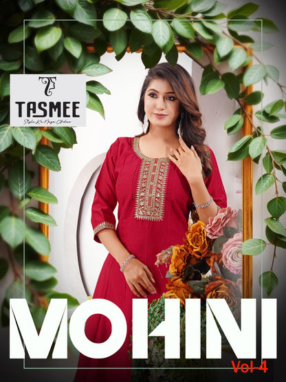 Mohini Vol 4 Tasmee Gadwal Readymade Anarkali Suits Manufacturer Ahmedabad