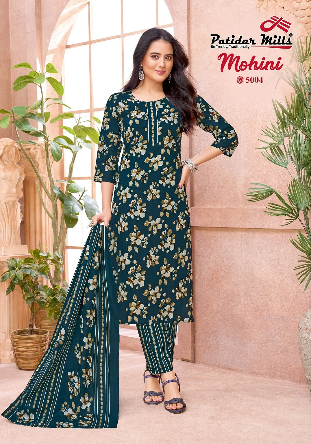 Mohini Vol 5 Patidar Mills Readymade Cotton Pant Suits Manufacturer Ahmedabad