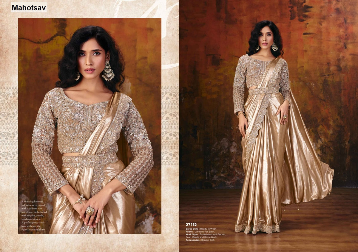 Mohmanthan 15700 Odyssey Mahotsav Ready To Wear Saree Manufacturer