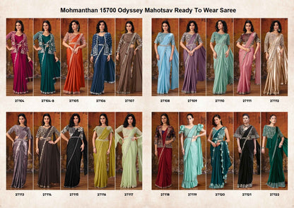 Mohmanthan 15700 Odyssey Mahotsav Ready To Wear Saree Manufacturer