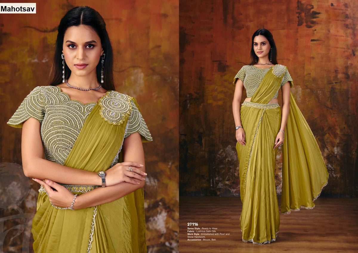 Mohmanthan 15700 Odyssey Mahotsav Ready To Wear Saree Manufacturer
