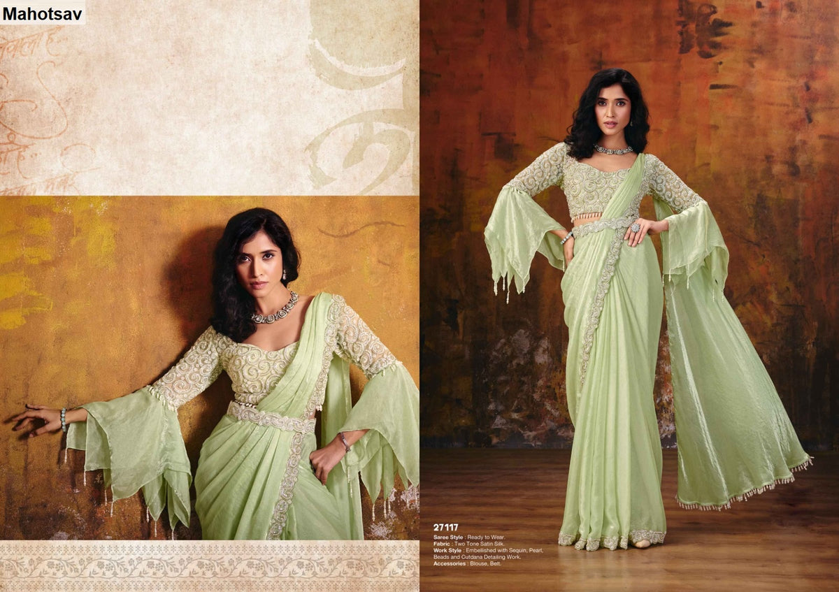 Mohmanthan 15700 Odyssey Mahotsav Ready To Wear Saree Manufacturer