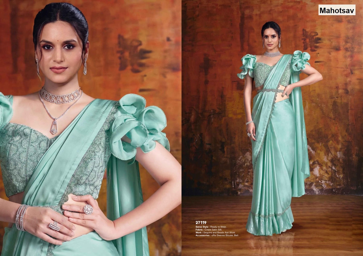 Mohmanthan 15700 Odyssey Mahotsav Ready To Wear Saree Manufacturer