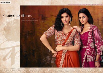 Mohmanthan 15700 Odyssey Mahotsav Ready To Wear Saree Manufacturer