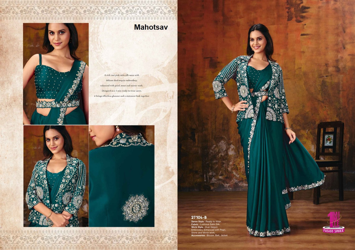 Mohmanthan 15700 Odyssey Mahotsav Ready To Wear Saree Manufacturer