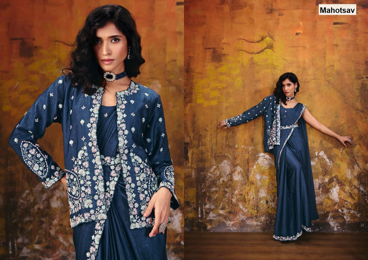 Mohmanthan 15700 Odyssey Mahotsav Ready To Wear Saree Manufacturer