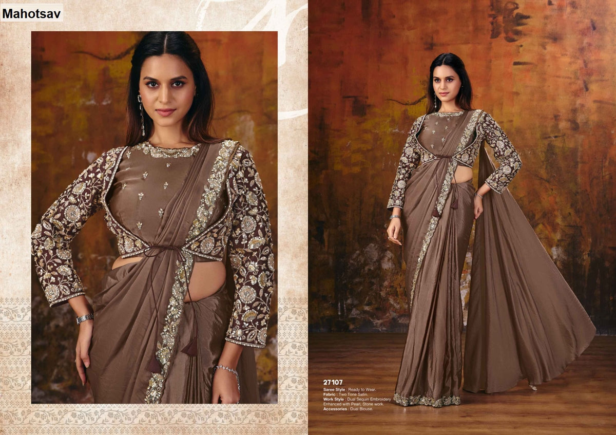 Mohmanthan 15700 Odyssey Mahotsav Ready To Wear Saree Manufacturer