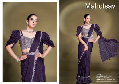 Mohmanthan 25500 Mahotsav Ready To Wear Saree Wholesaler