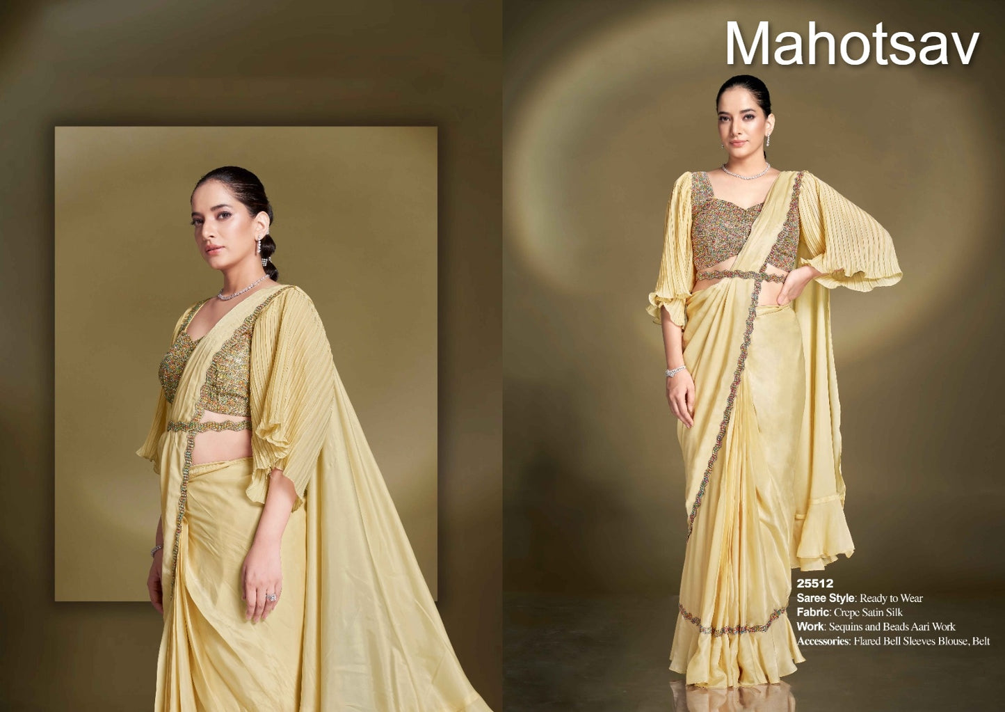 Mohmanthan 25500 Mahotsav Ready To Wear Saree Wholesaler
