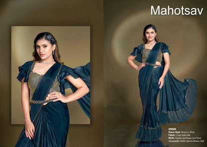 Mohmanthan 25500 Mahotsav Ready To Wear Saree Wholesaler