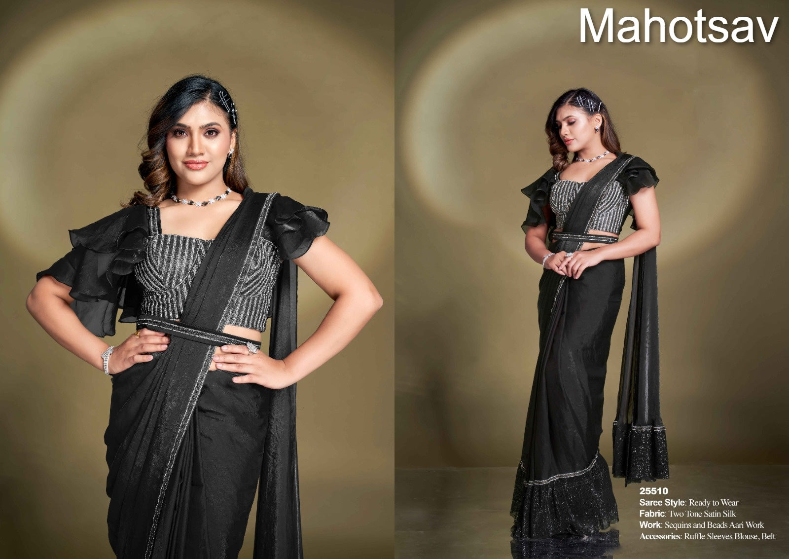 Mohmanthan 25500 Mahotsav Ready To Wear Saree Wholesaler