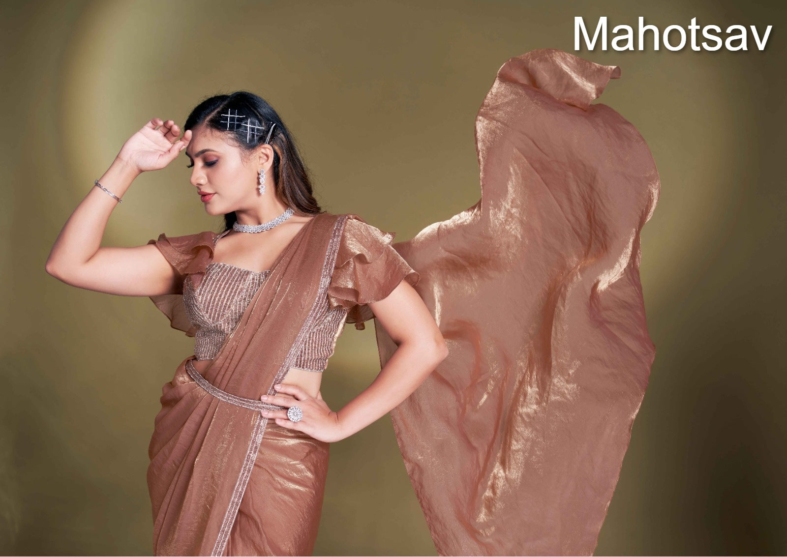 Mohmanthan 25500 Mahotsav Ready To Wear Saree Wholesaler