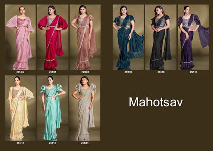 Mohmanthan 25500 Mahotsav Ready To Wear Saree Wholesaler