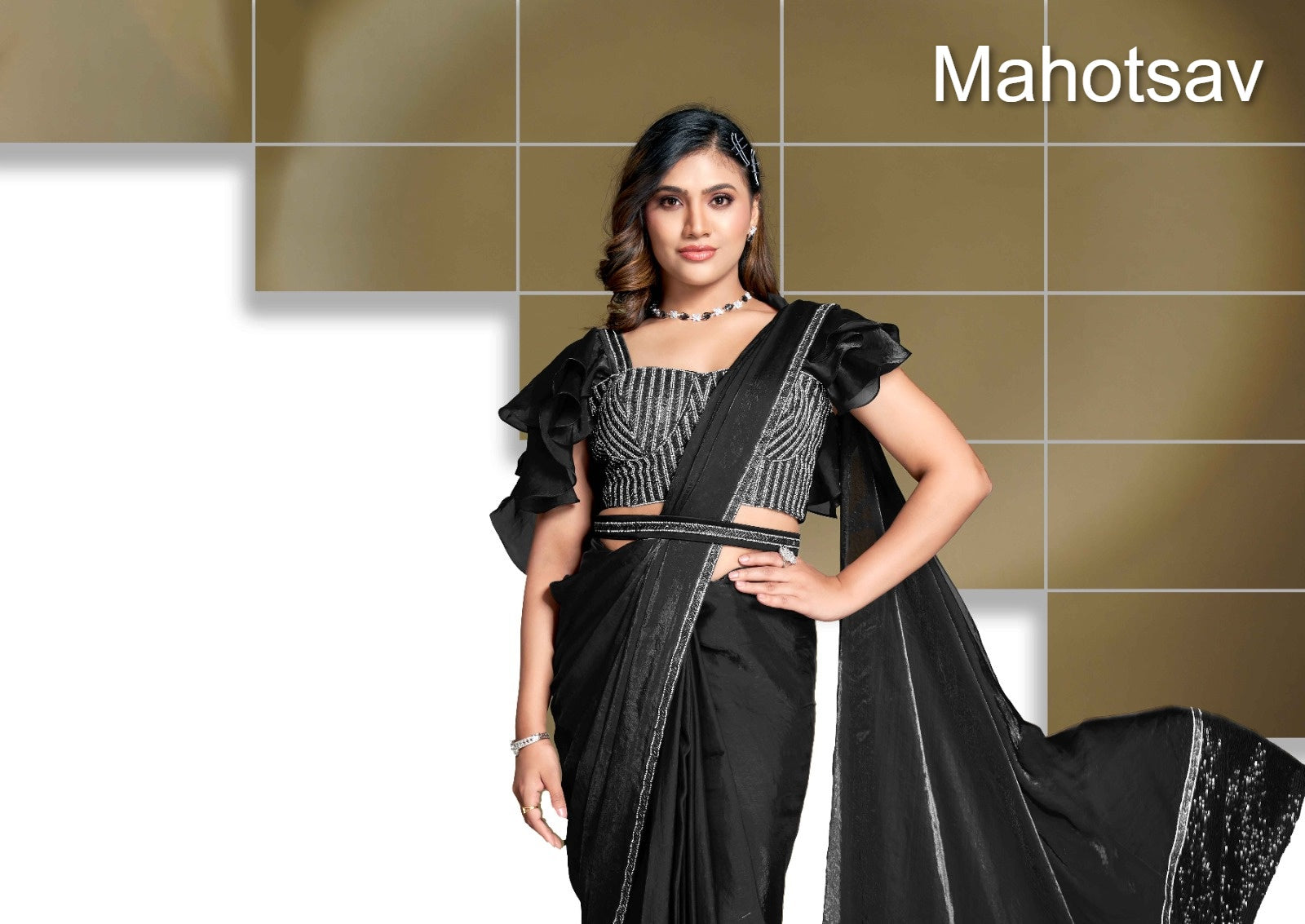 Mohmanthan 25500 Mahotsav Ready To Wear Saree Wholesaler