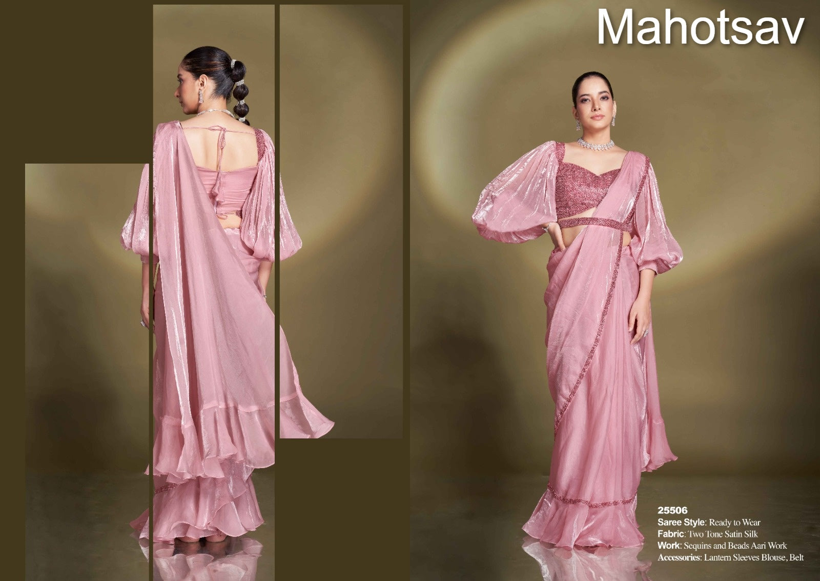 Mohmanthan 25500 Mahotsav Ready To Wear Saree Wholesaler