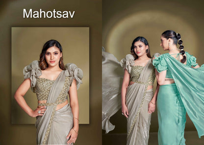 Mohmanthan 25500 Mahotsav Ready To Wear Saree Wholesaler