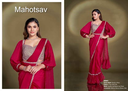 Mohmanthan 25500 Mahotsav Ready To Wear Saree Wholesaler