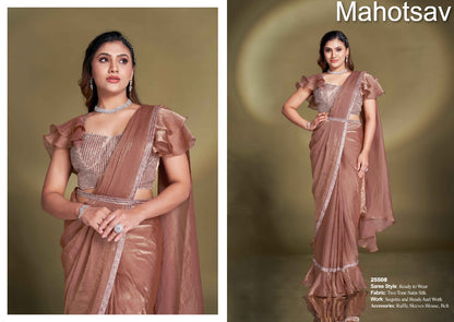 Mohmanthan 25500 Mahotsav Ready To Wear Saree Wholesaler