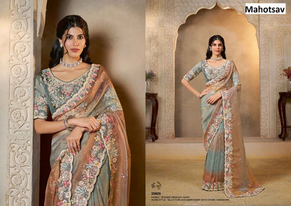 Mohmanthan 25800 Riwahyat Mahotsav Sarees Wholesale Rate